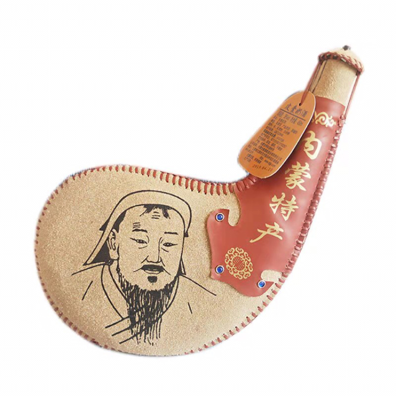 内蒙古大草原皮囊壶马奶酒