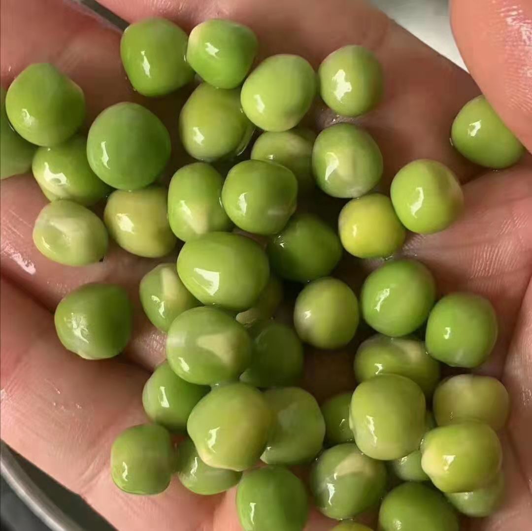 豌豆与豌豆淀粉对比图