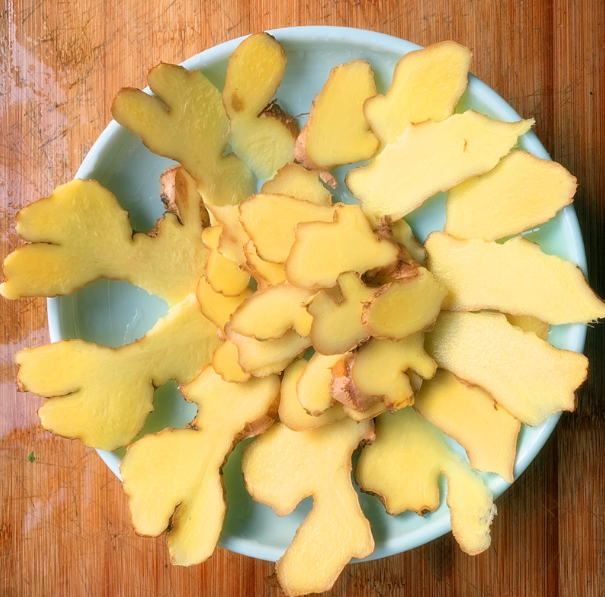 子姜制作姜红茶过程