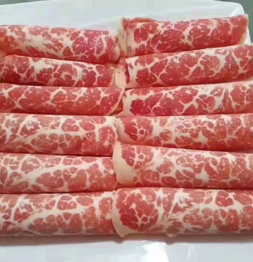 雪花牛尖峰肩峰谷饲雪花牛肉