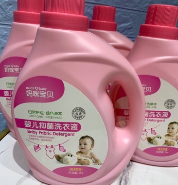 妈咪宝贝抑菌洗衣液一瓶2l一箱6瓶重24斤
