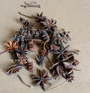 干枝八角,黑干枝八角,只是没有卖相,味道不差,餐饮,打粉