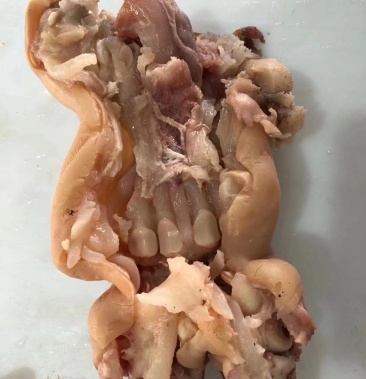 火烧毛牛蹄筋整个的牛蹄筋可定做真空小包装