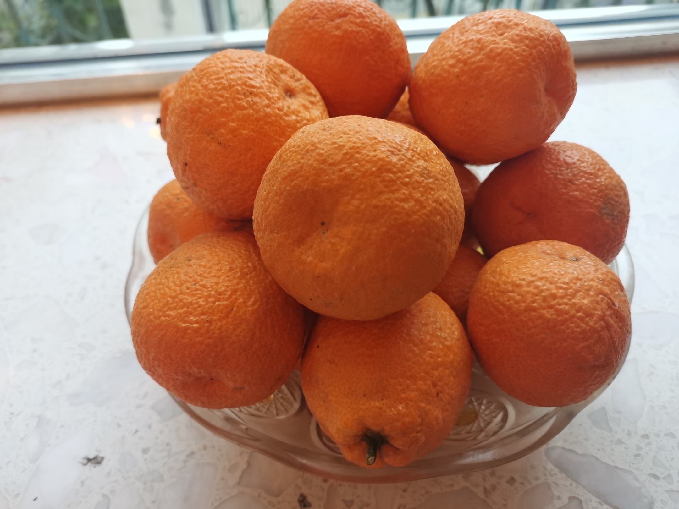 黄果柑处理过程特写