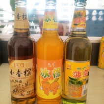 500*9塑包瓶装碳酸饮料菠萝橙小香槟厂家直