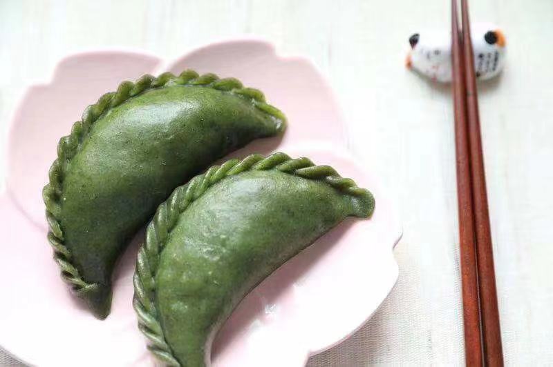 羽衣甘蓝青团成品展示图