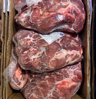 巴西进口牛肉2543厂牛脖肉取自牛脖口感