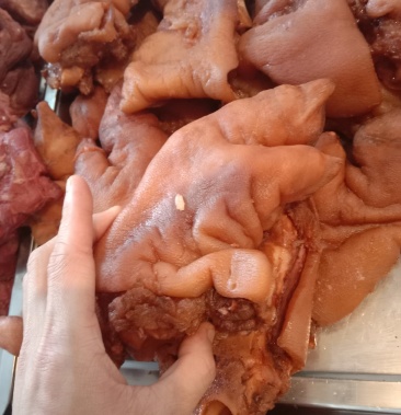 半片熟猪蹄不用二次加工无冰无水