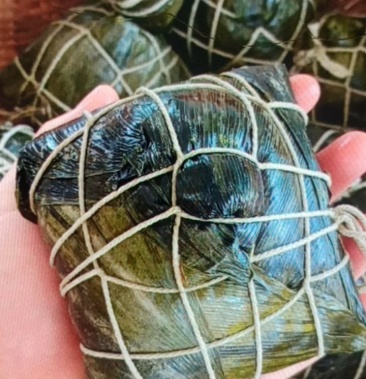 海南省定安糯米黑猪肉粽子