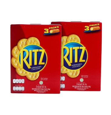 印尼进口卡夫ritz 乐之原味饼干 咸味酥脆饼干