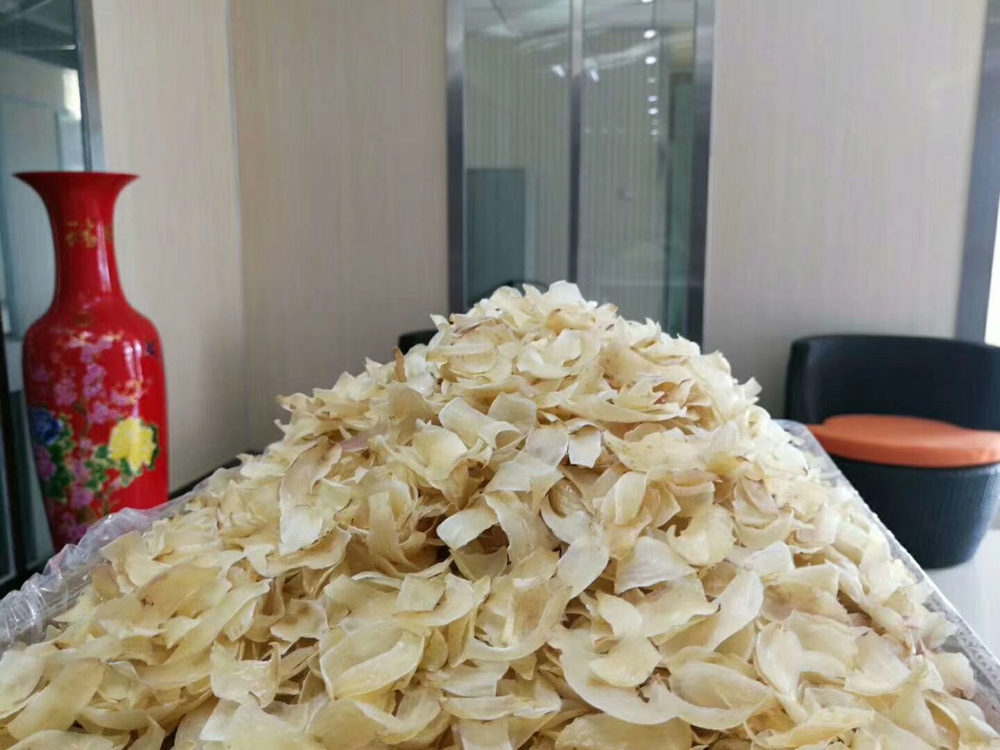 金丝皇菊与干百合原料特写