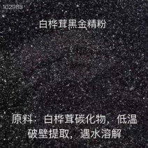 桦树茸黑金粉，进口品质，价格优势