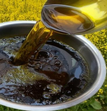 油坊在农村纯菜籽油家一赔十无任何添加良心货