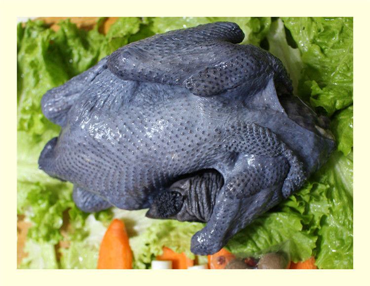 黑姜煮鸡成品图