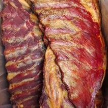 烟熏腊排骨颜色好干度好适合所有人群食用1件60斤常年批发