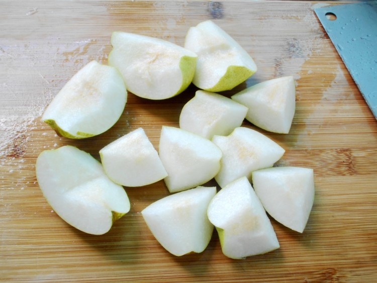 酸梨果酱制作过程