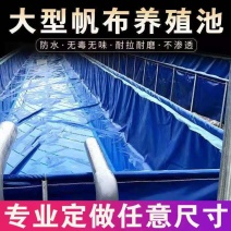 养殖帆布水池大棚鱼池加厚刀刮布水池水蛭龙虾对虾锦鲤鱼水箱