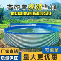 加厚大型户外圆形高密度帆布养鱼池刀刮防水布池铁桶养殖镀