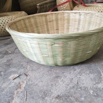 竹编竹制品大号碗篮竹青皮精编水果篮洗菜篮子零食收纳篮