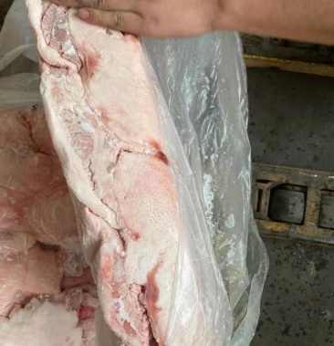 [槽头肉批发]肥猪去皮槽头80吨,手续齐全山东提价格10.