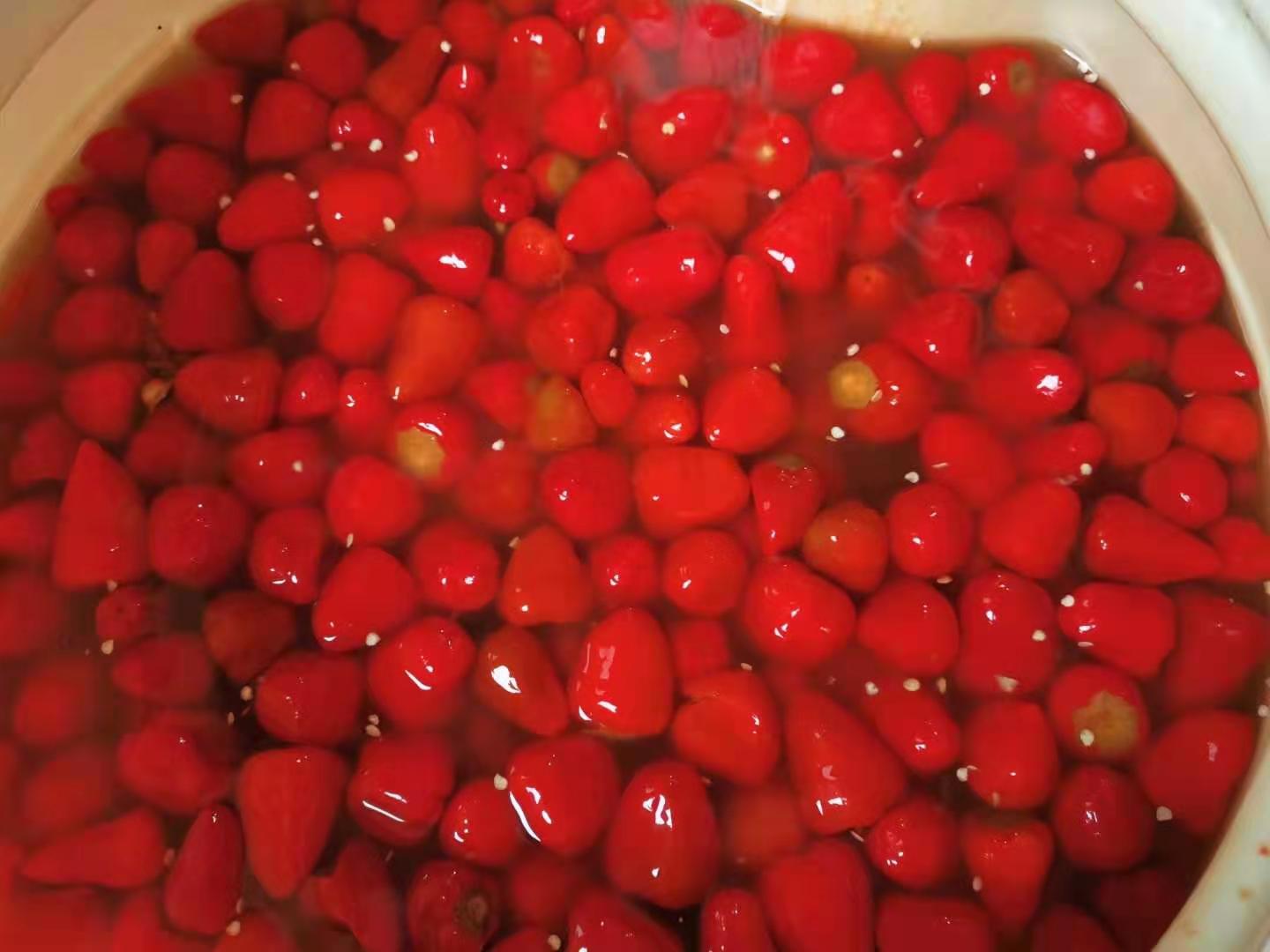 红泡椒炒豆腐干成品图
