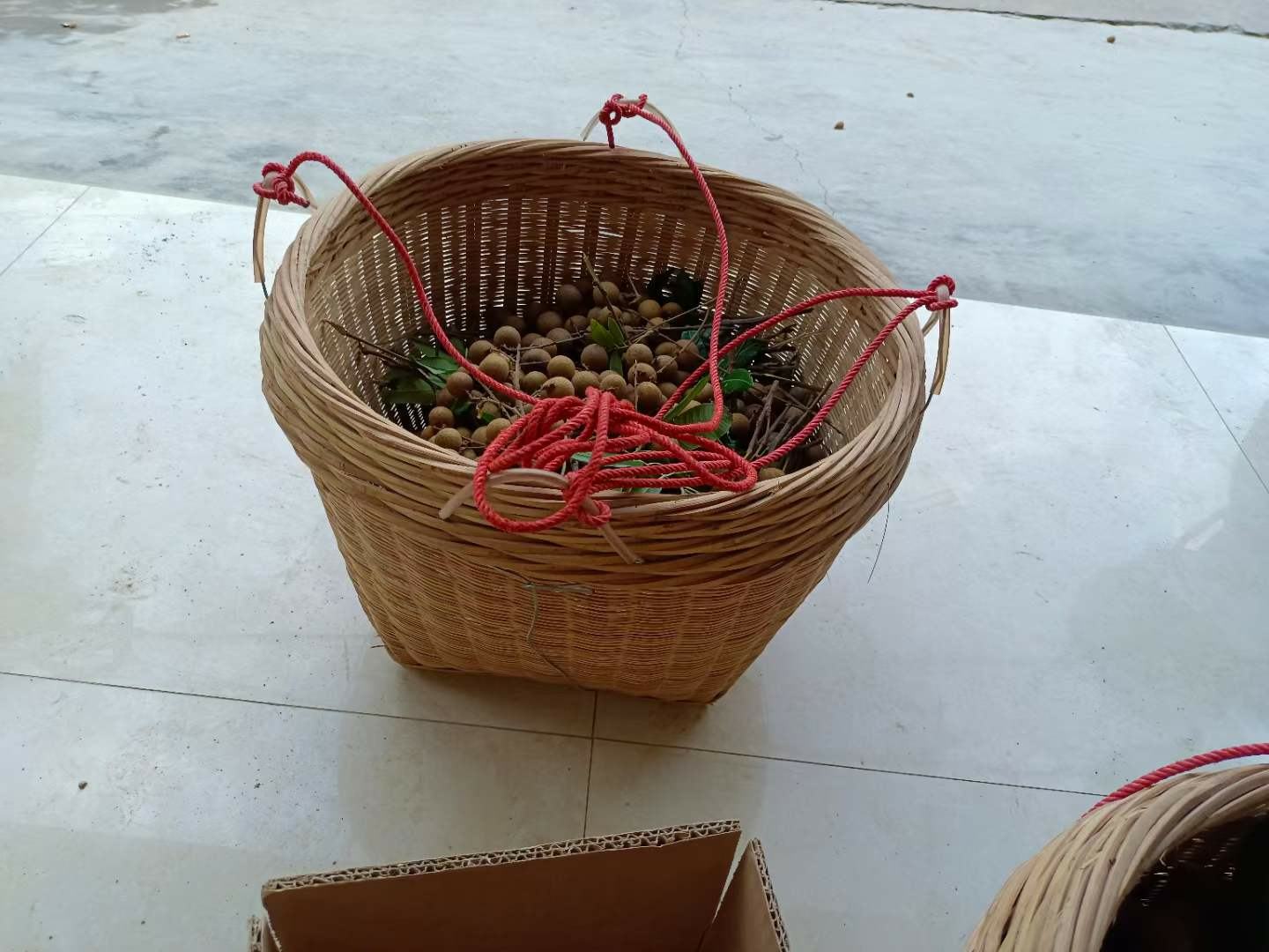 龙眼采摘与包装场景