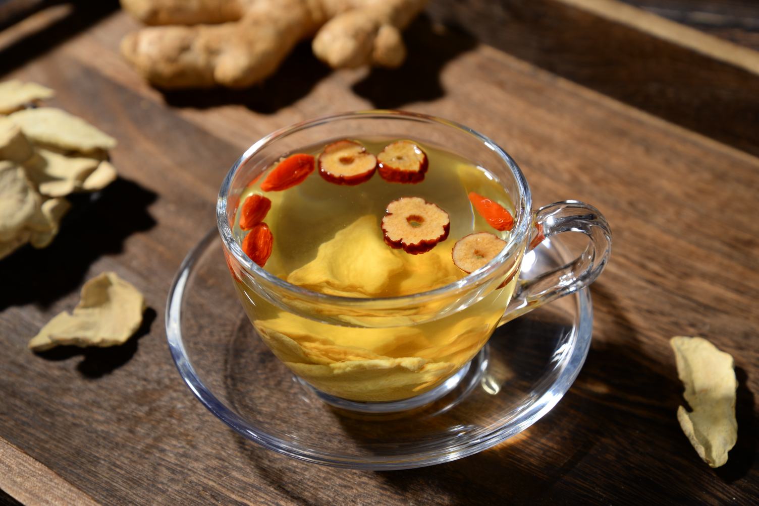 老姜煮茶成品展示图