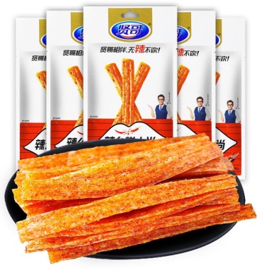 贤哥辣条大面筋101g/包大辣片棒辣条10包混合发