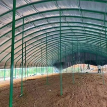 温室大棚骨架全套含膜热镀锌钢管全国发货包建