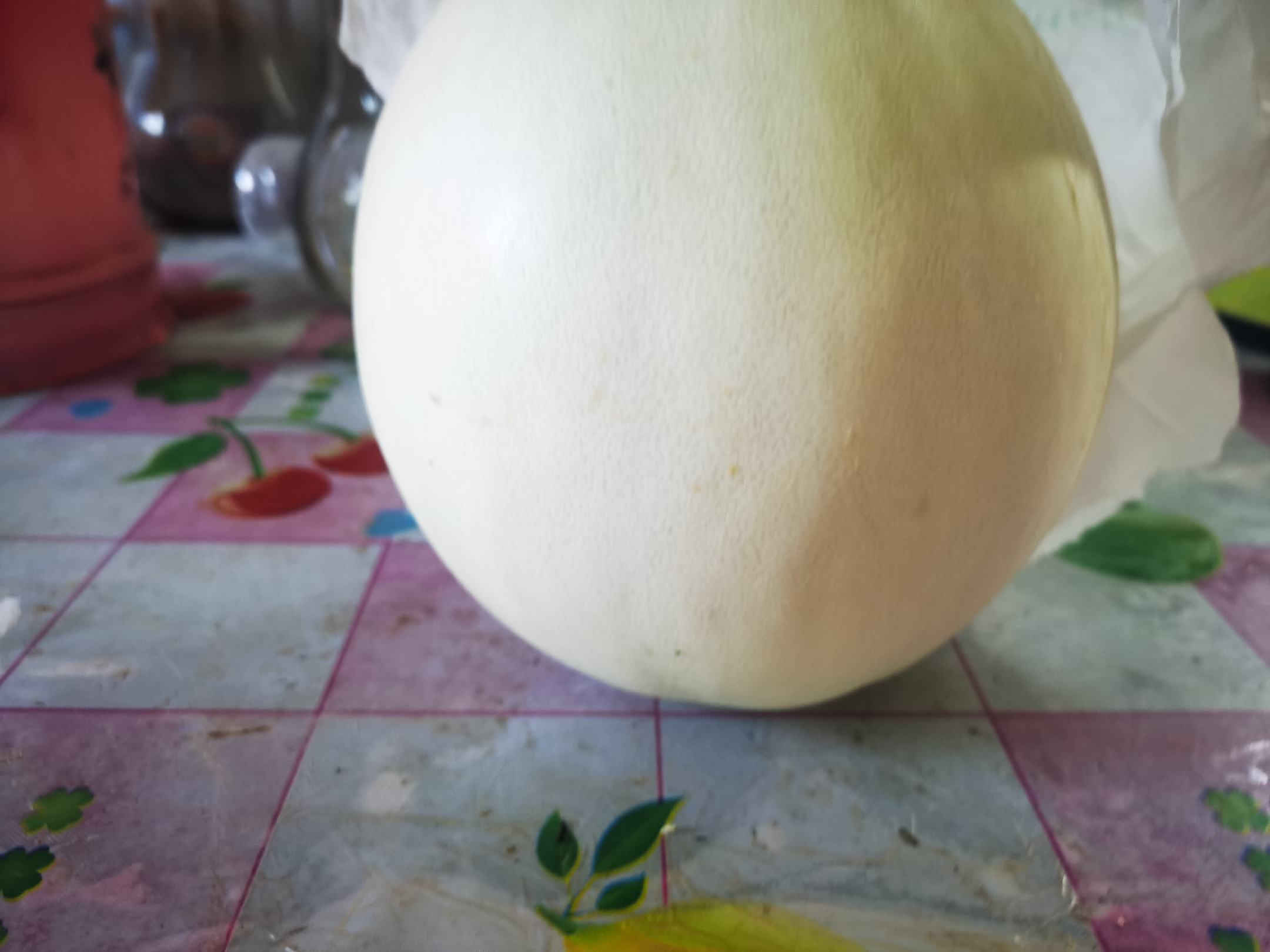 一颗完整的玉菇甜瓜放置在木质桌面上,表皮呈淡绿色略带网纹,旁边是一颗被横向切开的玉菇甜瓜,露出晶莹剔透的乳白色果肉和饱满的籽腔,果肉细腻水润,背景为自然光线下的田园果园环境 玉菇甜瓜整颗及切开特写