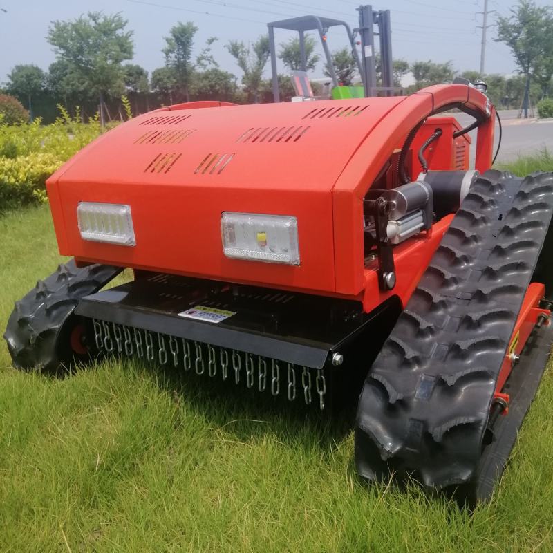 小型履带遥控割草机自走式果园农用割草机