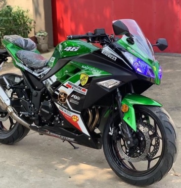 全新摩托车重机车跑车国四电喷小忍者400cc双缸公路赛车