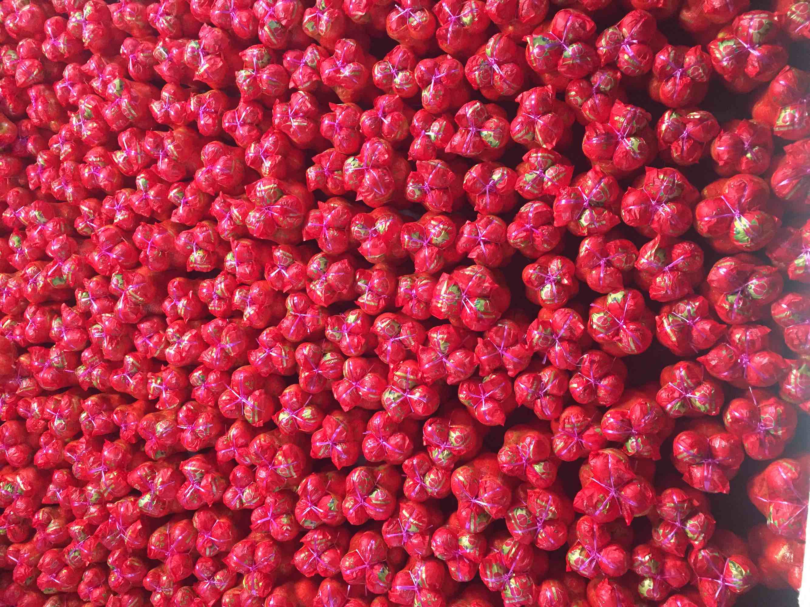 包装精美的三红柚礼盒