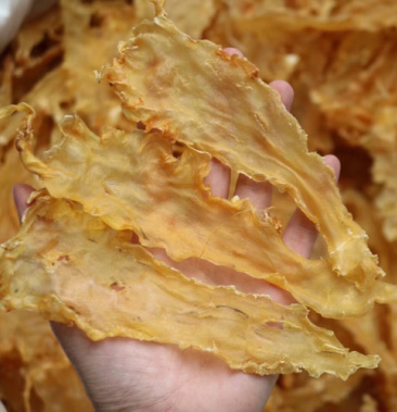 b厂55头挪威鳕鱼胶花胶批发泡发4倍以上