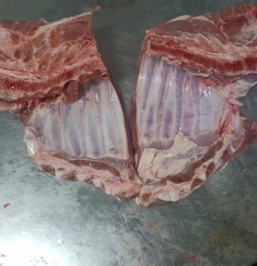 带颈前排,带颈肉排,颜色新鲜