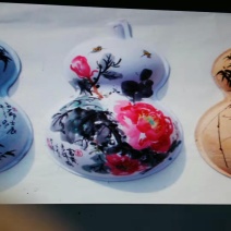 纯手工原创绘画马勺工艺装饰品,非遗绘画作品