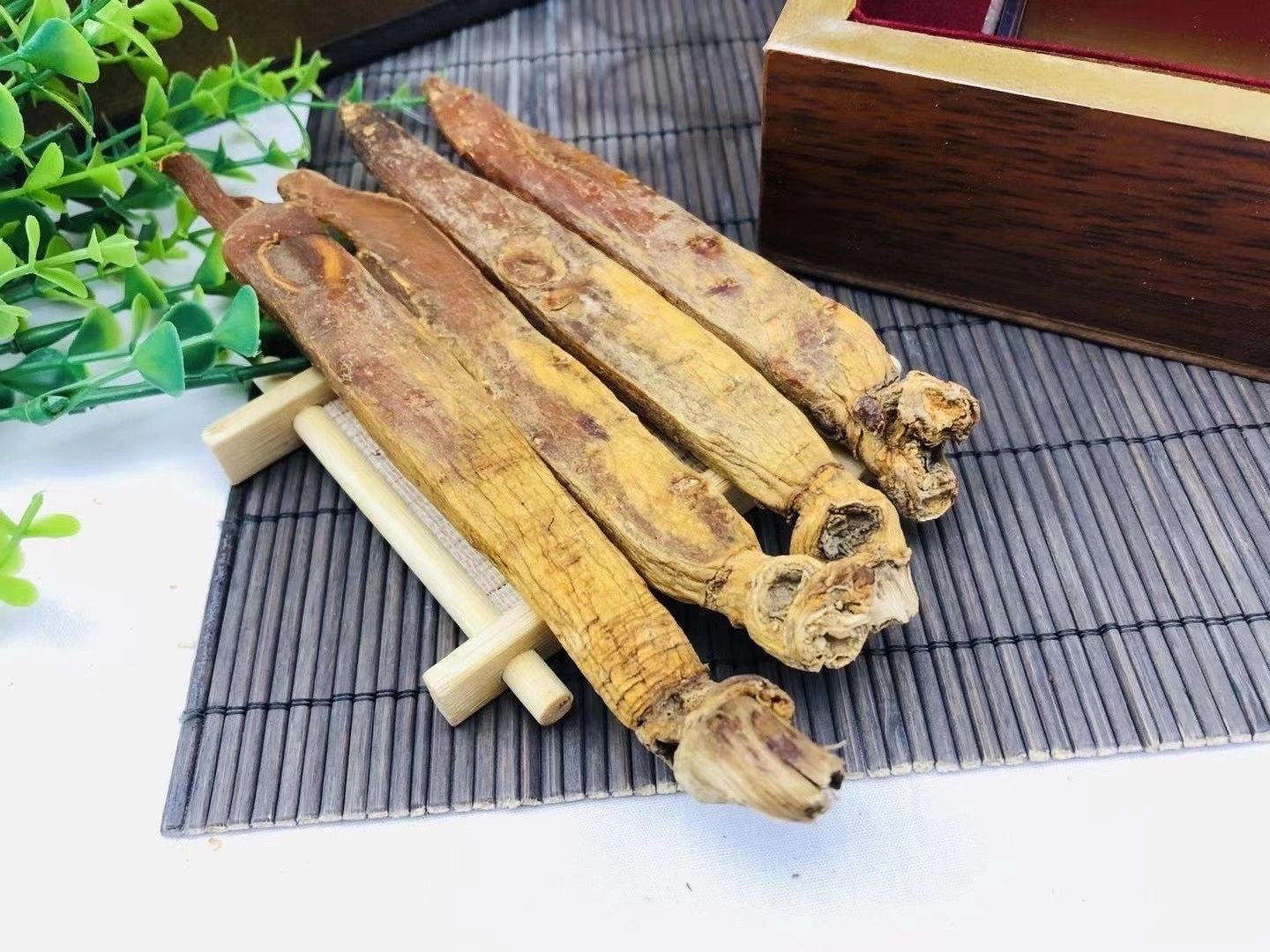 高丽参须泡茶示意图