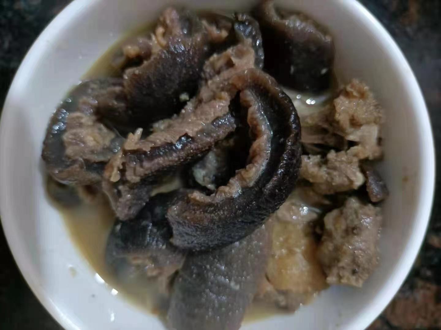 北沙参百合炖瘦肉成品图