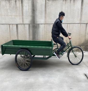 3米加长加厚人力脚蹬三轮车拉货载货老人脚踩脚踏车价格678.