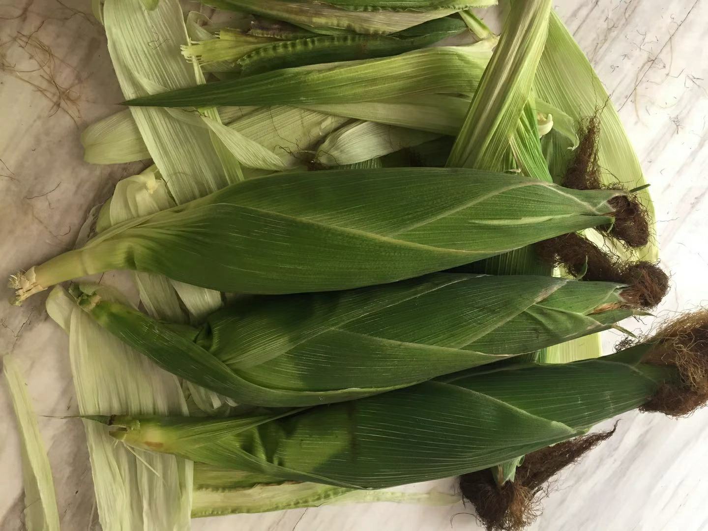 水果玉米处理前后对比图