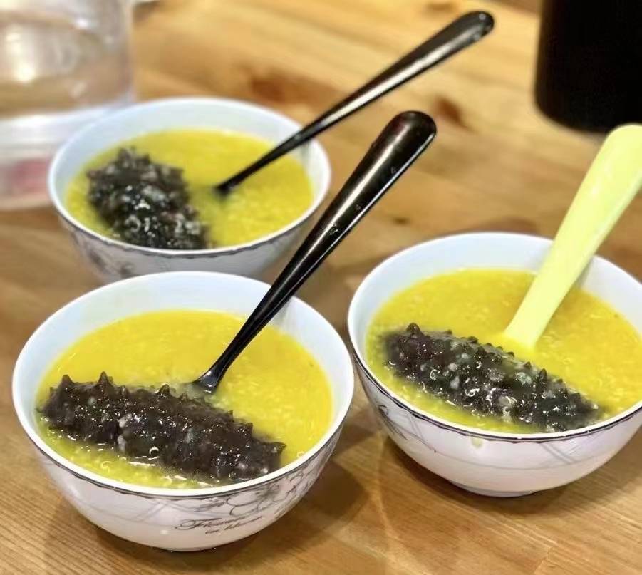 高丽参炖稀饭汤成品图