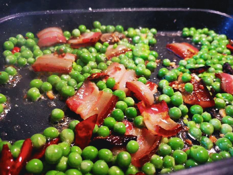 肉松炒饭步骤图