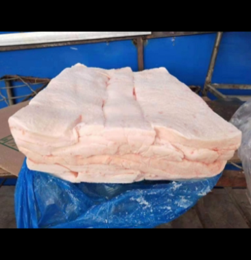 猪脊膘4元一斤冷链运输实拍图片支持样品