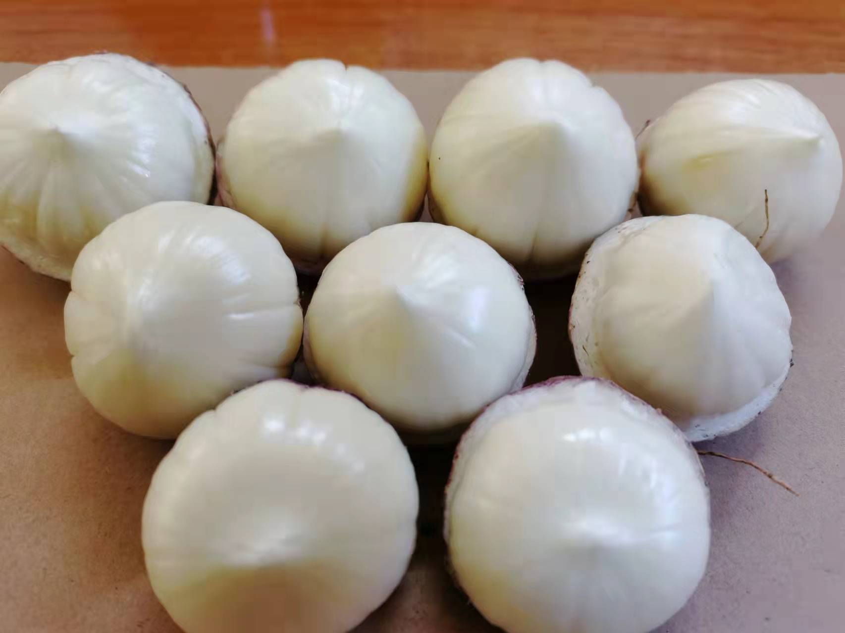 独头蒜整体外观特写