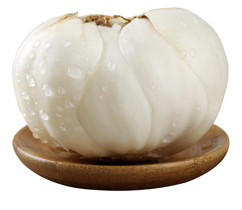 新鲜百合与干百合对比图