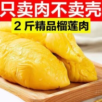 金枕榴莲肉纯肉无壳果肉特价批发