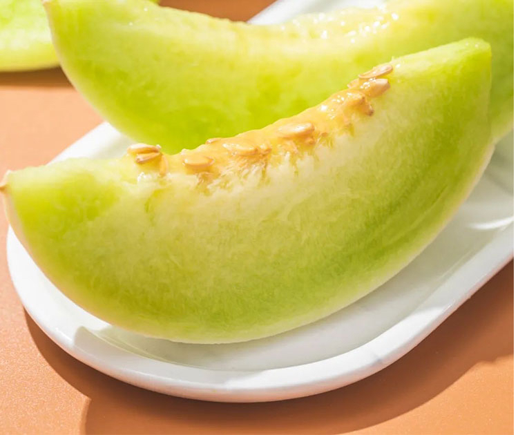 玉菇甜瓜切面展示图