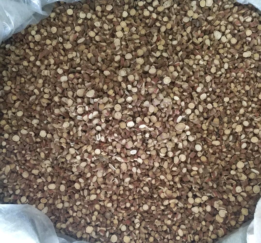 葛根甘草黄芩黄连四种药材的实物图