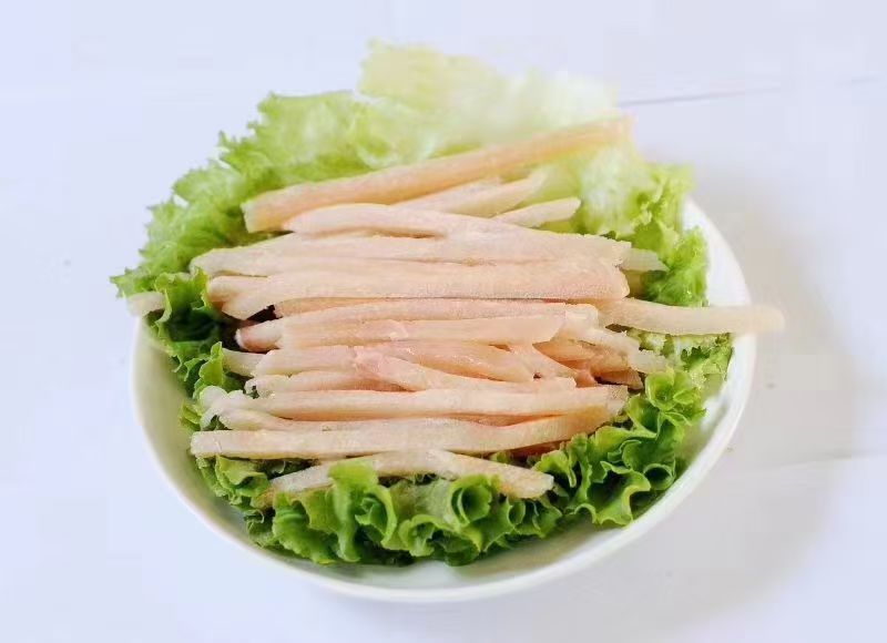 蚝油生菜炒鸡蛋成品图