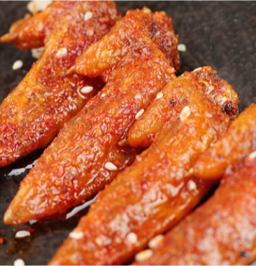 包邮120个鸡尖虎皮翅尖香辣即食卤鸡尖肉休闲